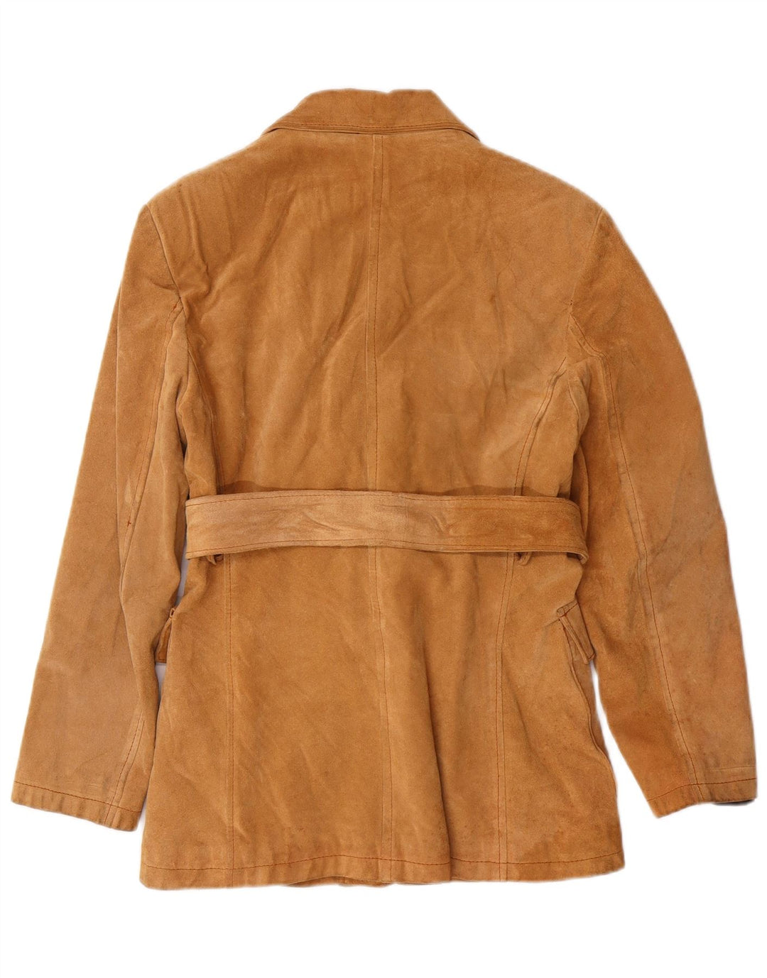 PIAZZA ITALIA Ruskindsjakke til kvinder IT 42 Medium Beige Læder