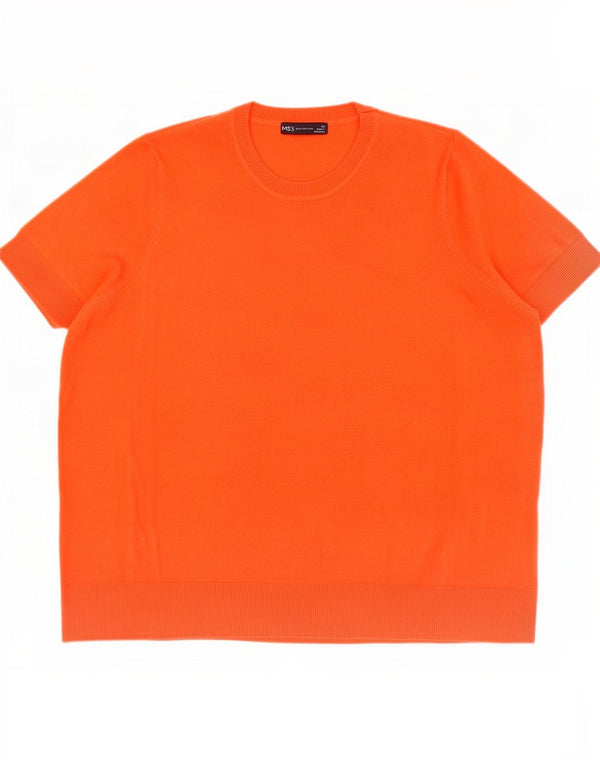 Marks & Spencer Dame sweater med rund hals DK 20 2XL Orange