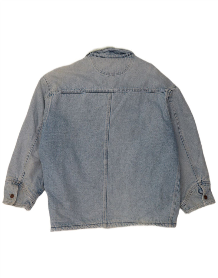 Uniform Herre Denim Sherpa Jacket UK 42 XL Blå