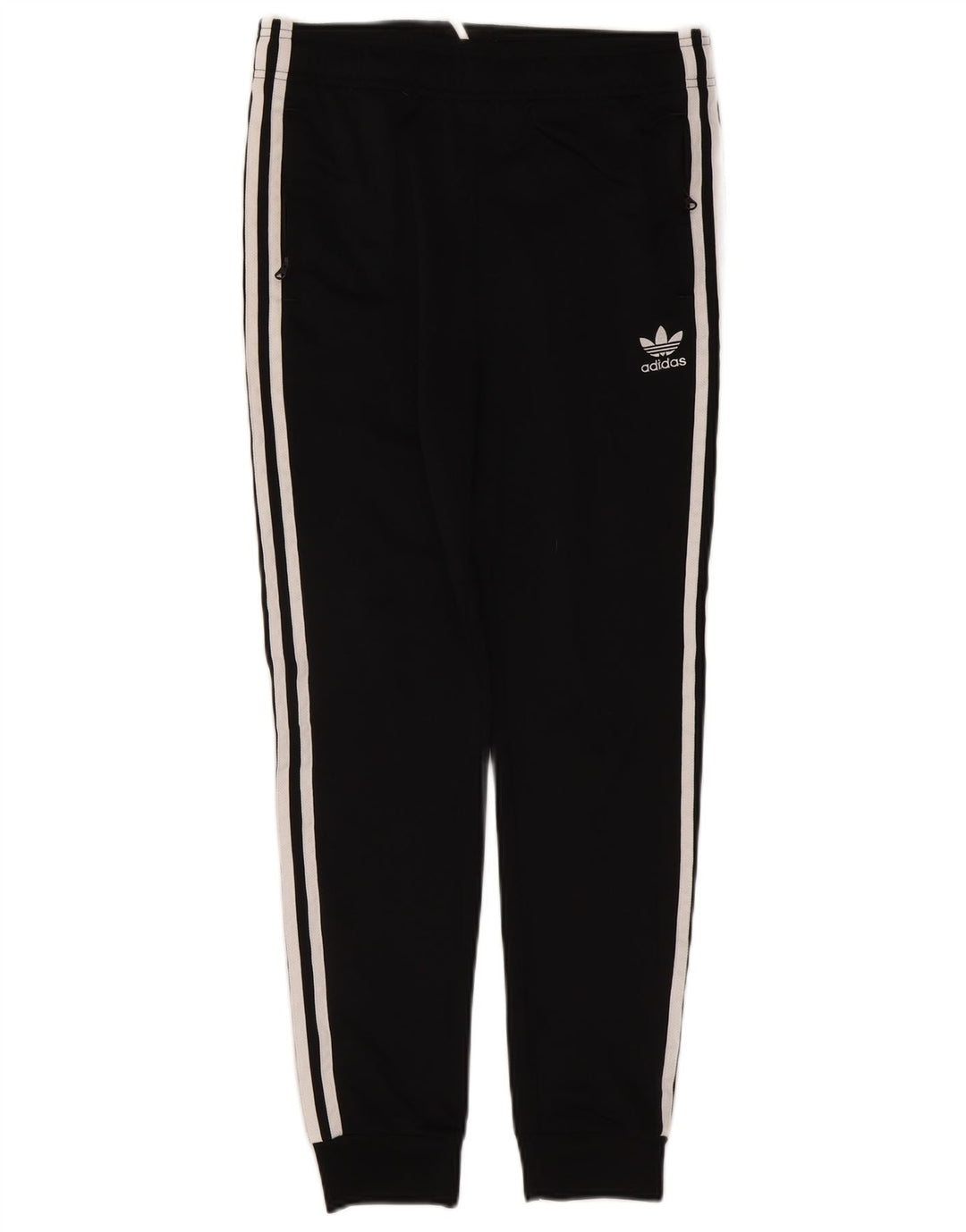 Adidas Drenge Træningsdragt Bukser Joggers 13-14 År Sort Polyester