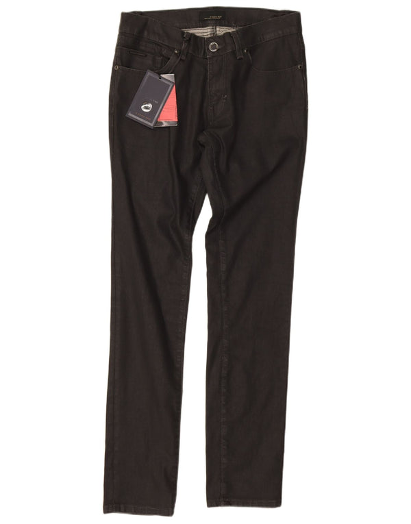 Zara Herre Lavtalje Skinny Jeans EU 31 Medium W31 L31 Sort Bomuld