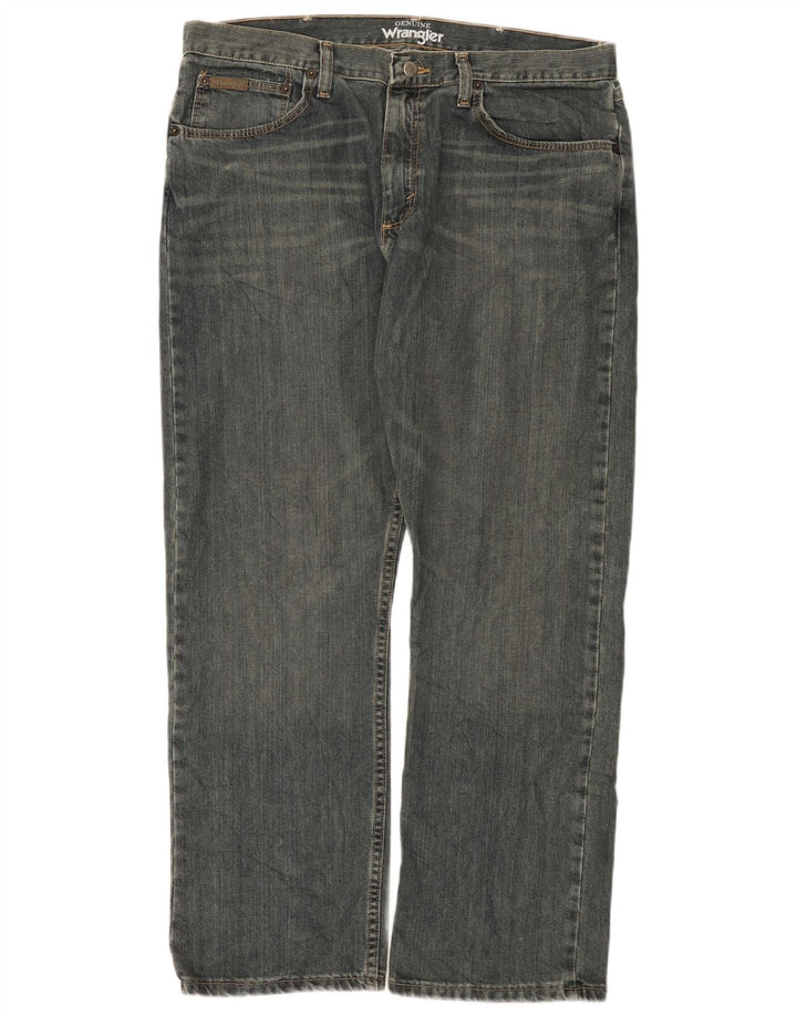 Wrangler Straight Jeans til mænd W36 L29 blå bomuld