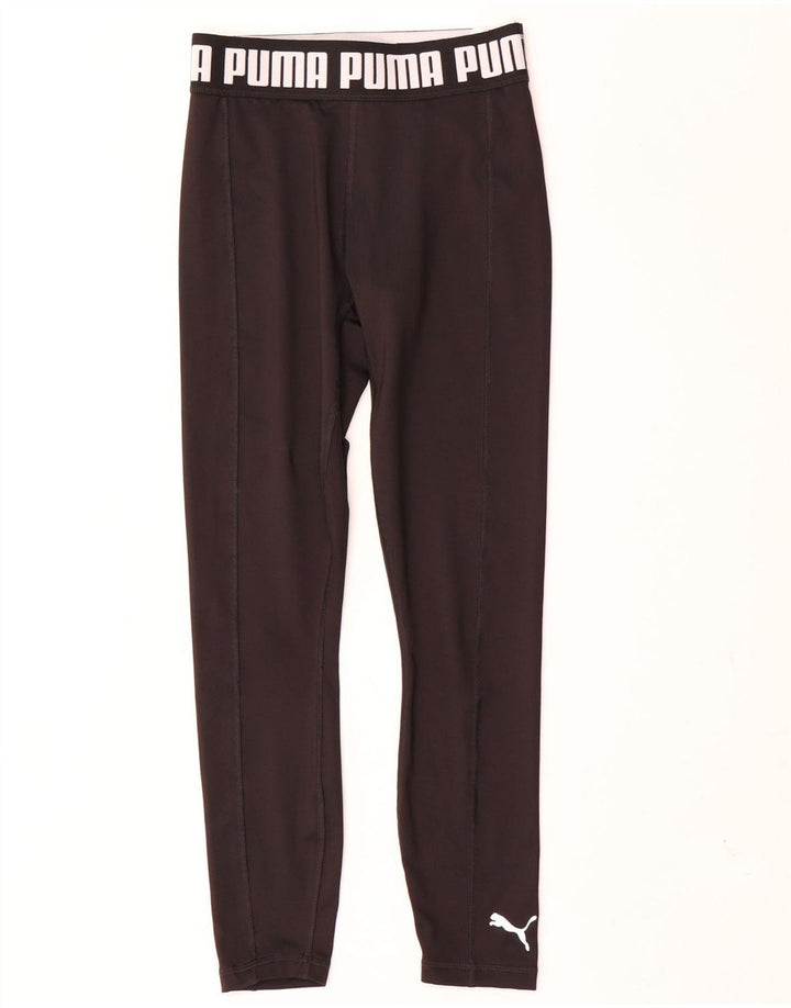 PUMA Grafiske Leggings til kvinder UK 4 XS sort polyester
