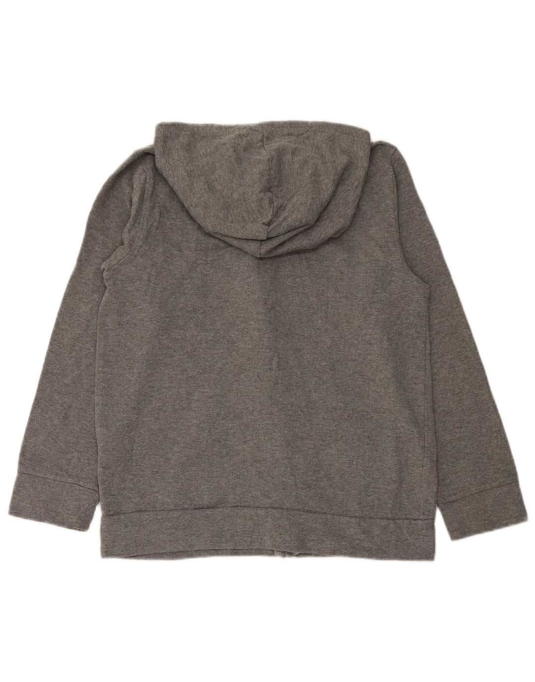 PUMA drenge grafisk hættetrøje med lynlås 12-13 år stor grå bomuld