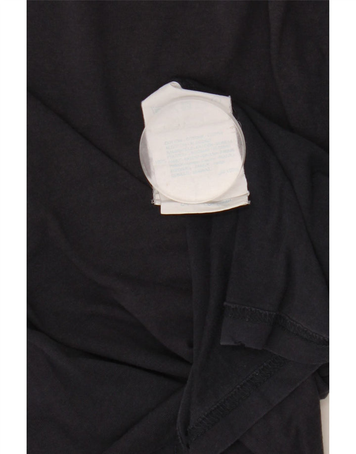 Champion Herre grafisk T-shirt Top Medium Marineblå Bomuld
