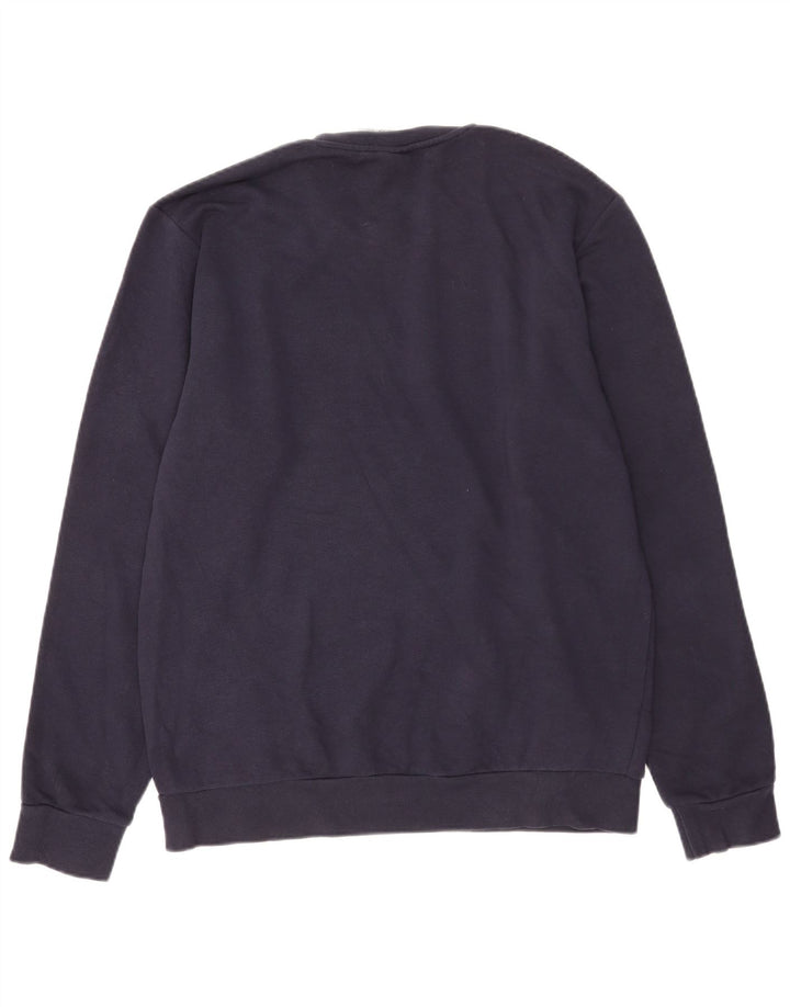 Adidas Sweatshirt til mænd, stor marineblå bomuld