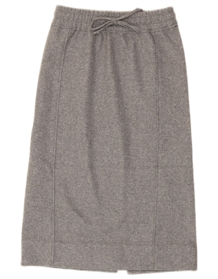 Zara Midi-nederdel til kvinder XS W24 Grå polyester