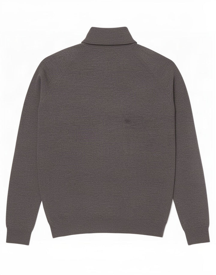 Zara Herre rullehals sweater mellemgrå viskose