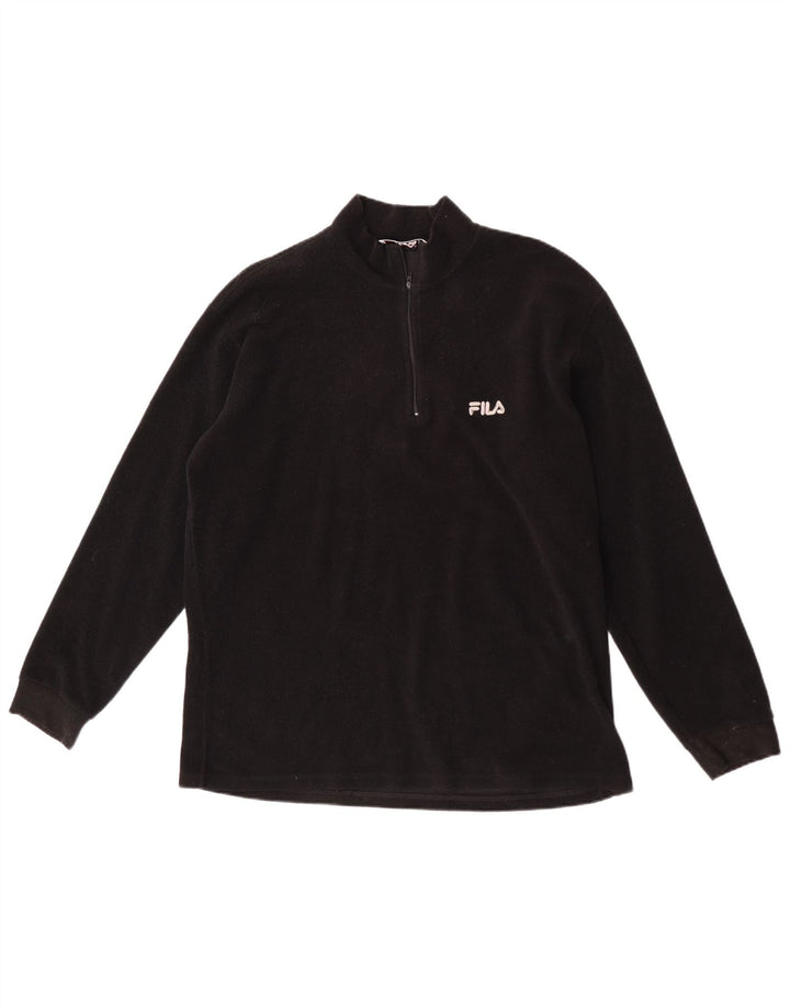 Fila Herre lynlås hals Fleece Jumper IT 52/54 Stor Sort
