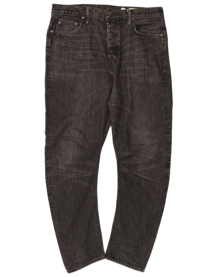 All Saints Herre Slim Jeans W34 L27 Sort Bomuld