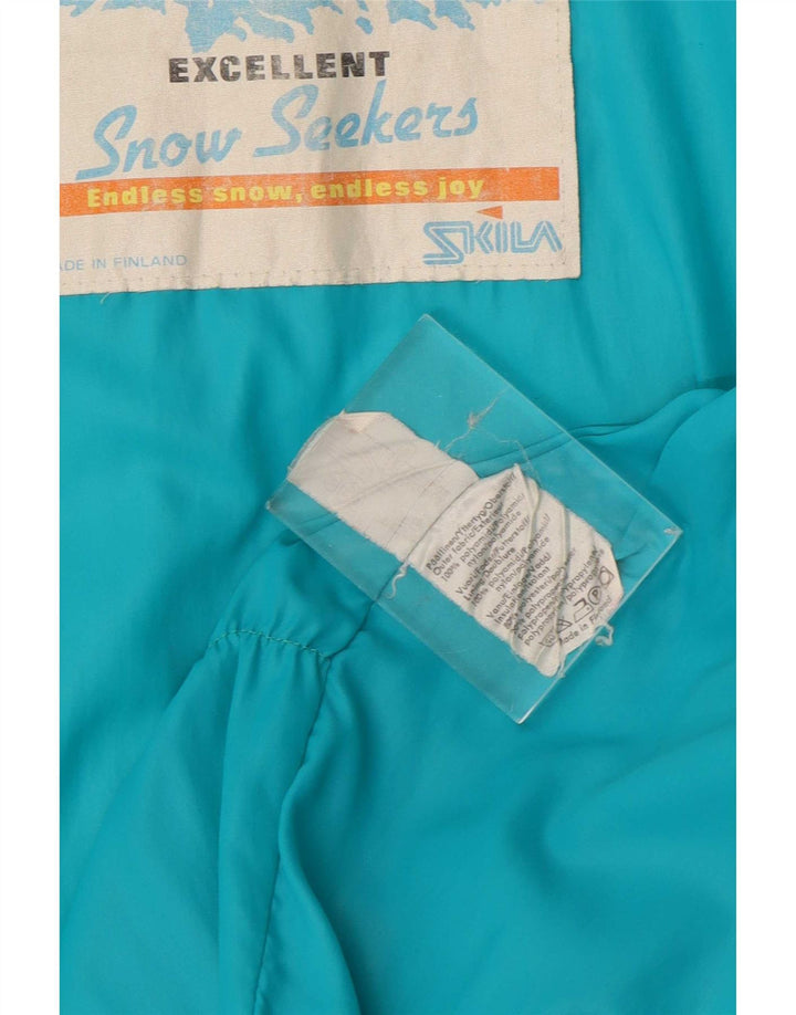 Skila Dame Oversized Polstret Frakke EU 38 Medium Blue Polyamide