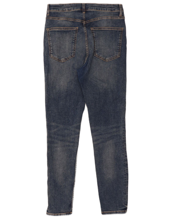 Zara Dame Skinny Jeans EU 40 Medium W30 L28 Blå