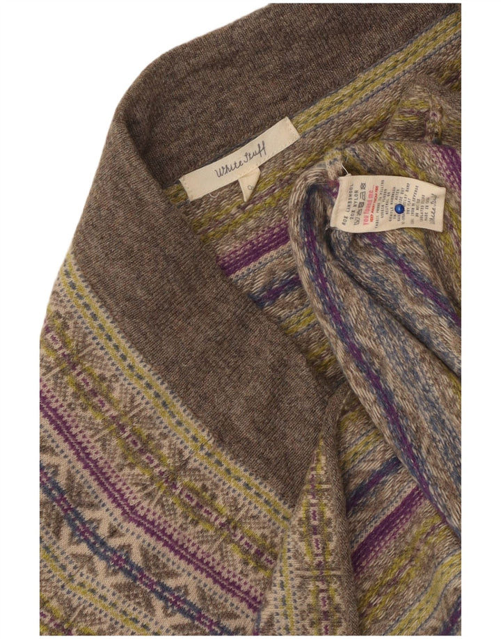 White Stuff Damestrik Mini-nederdel UK 8 Small W30 Multicolored Fair Isle
