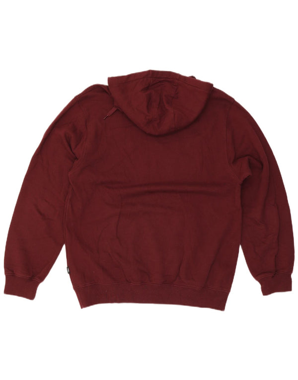 Vans Herre grafisk hættetrøje Jumper Medium Bourgogne bomuld