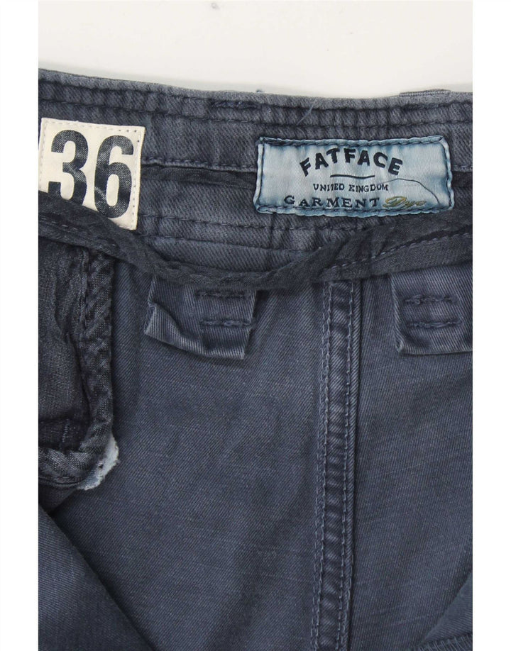 Fat Face Herre Chino Shorts W36 Large Navy Blue Bomuld