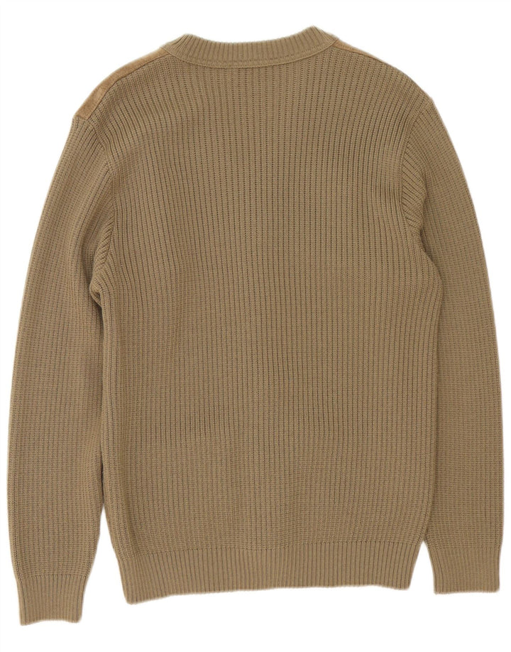 Malagrida Herre Cardigan Sweater Stor Beige Uld