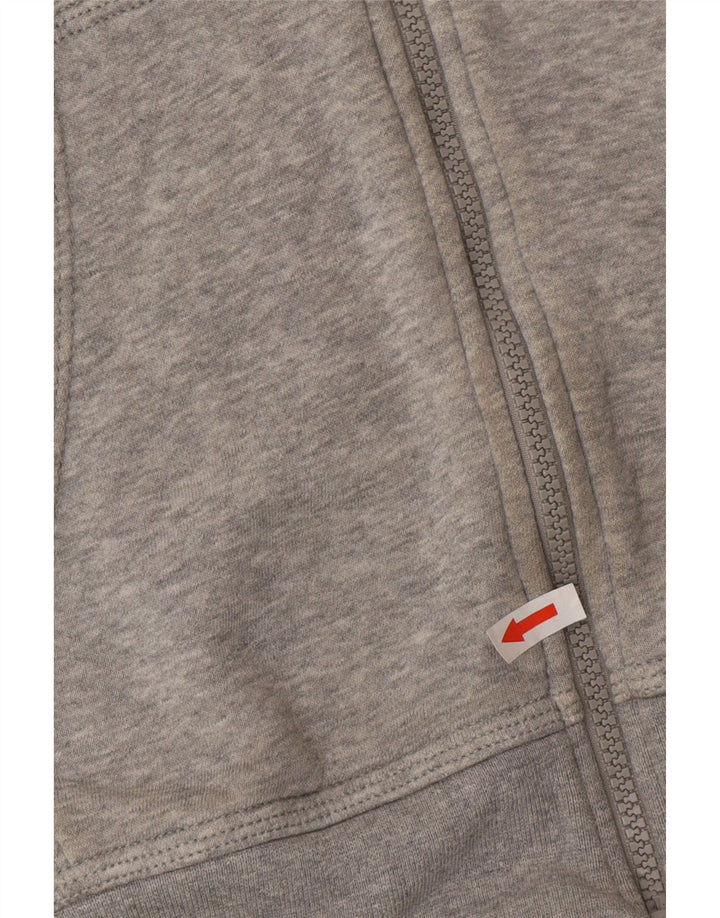 Nike hættetrøje med lynlås til mænd Medium Grey Flecked Bomuld