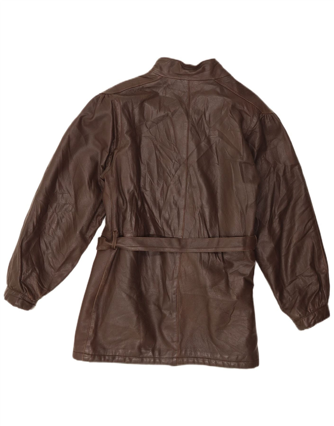 Vintage læderjakke til kvinder EU 38 Medium Brun