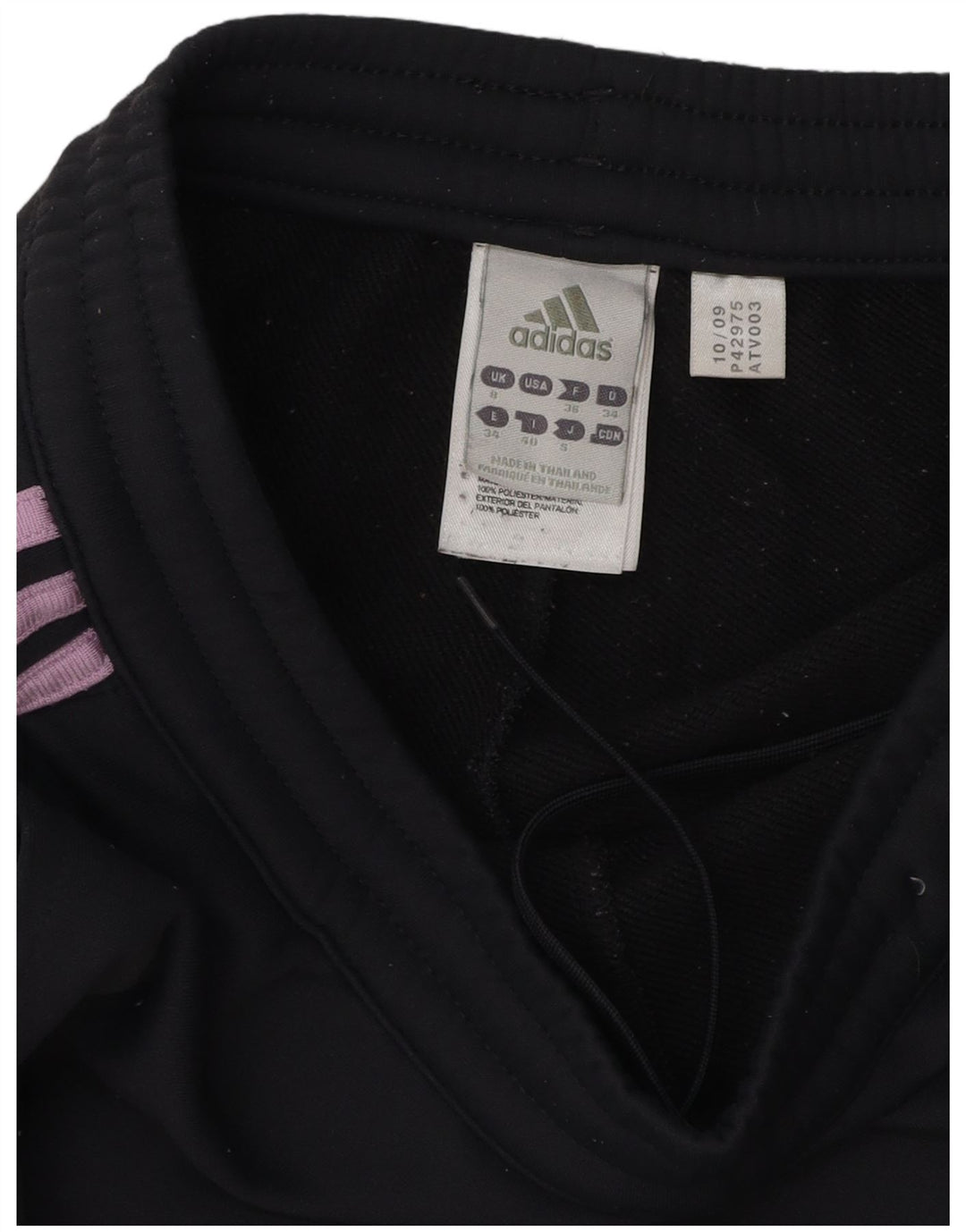 ADIDAS Træningsdragtsbukser til kvinder UK 8 Small Grå Polyester