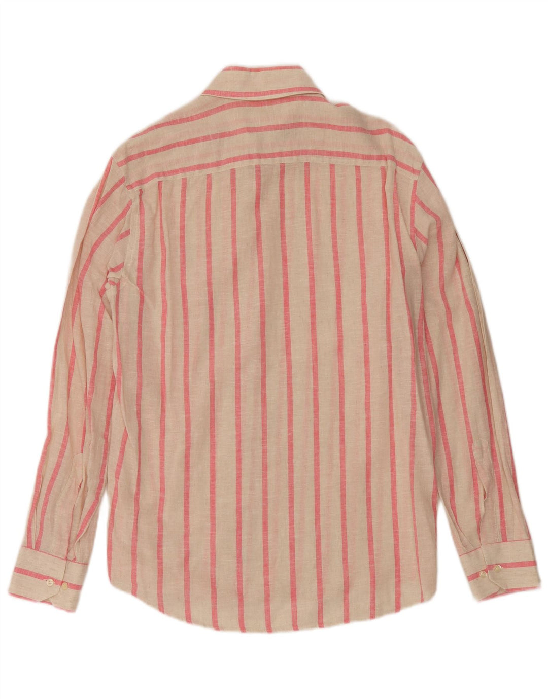Vintage herreskjorte Medium Off White Pinstripe
