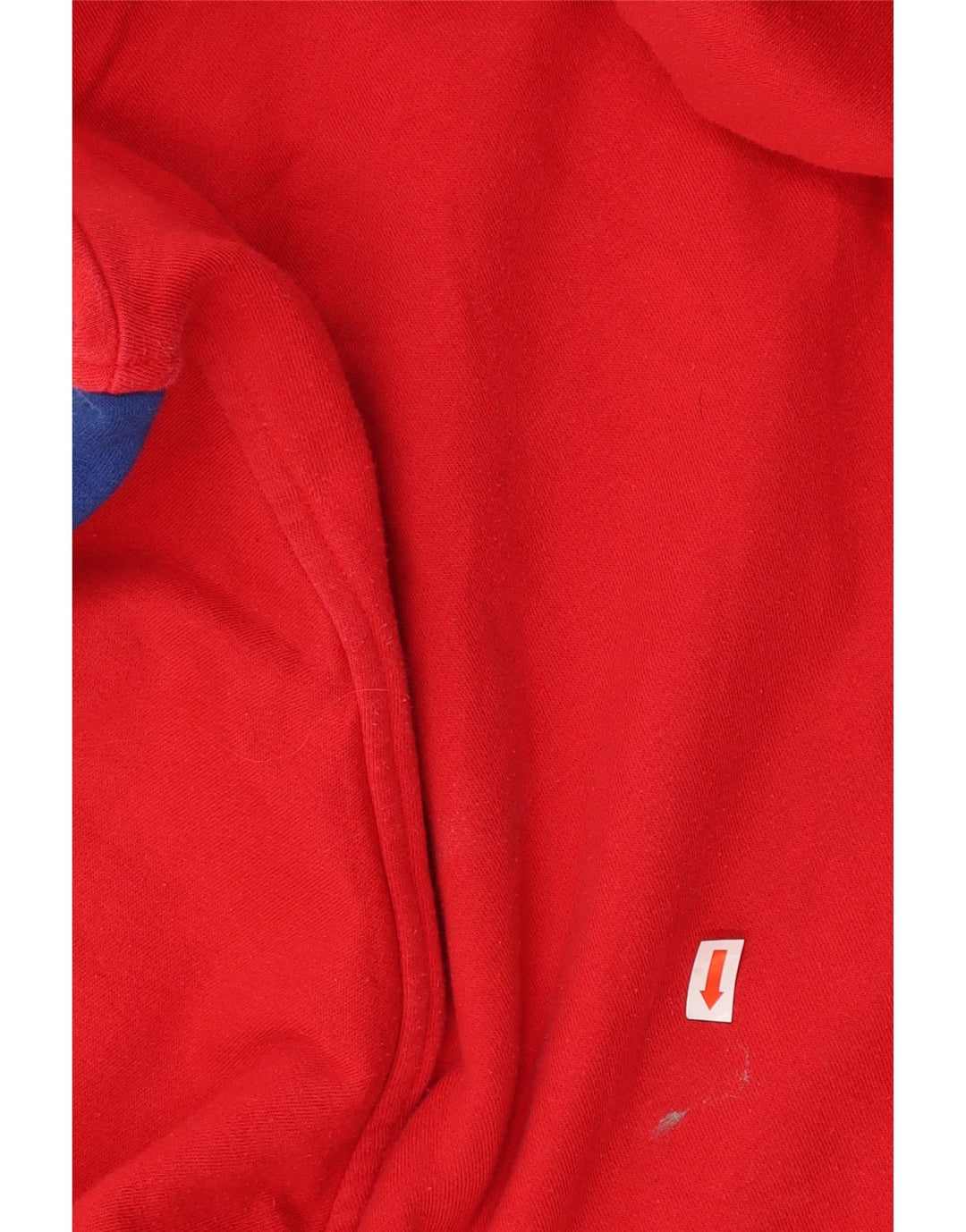 LEVI'S Mens Hoodie Jumper 2XL Red Colourblock Cotton
