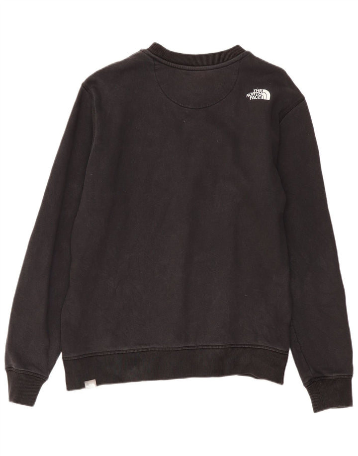 THE NORTH FACE Herre Grafisk Sweatshirt Jumper Stor Sort Bomuld