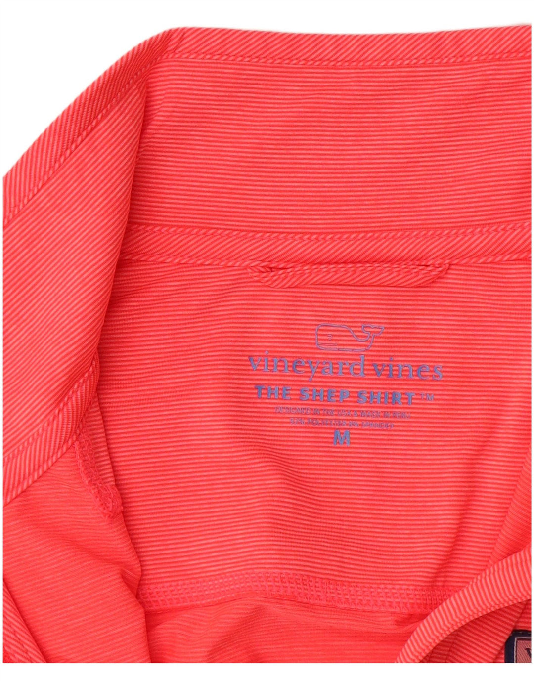 VINEYARD VINES Womens Zip Neck Top Langærmet UK 14 Medium Pink Striped