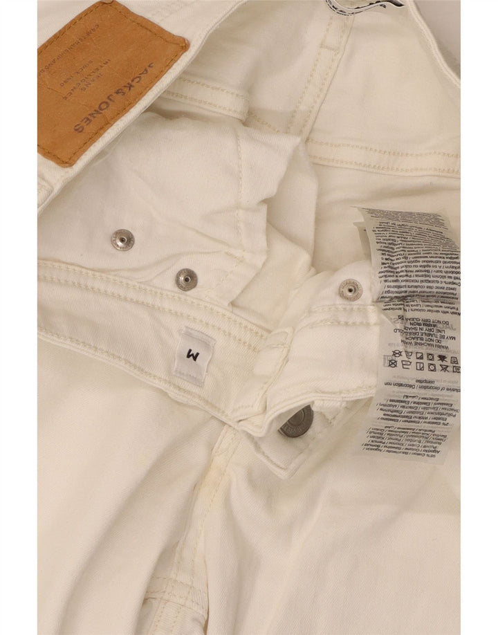 JACK & JONES Herre Regular Fit denimshorts Medium W32 Hvid bomuld