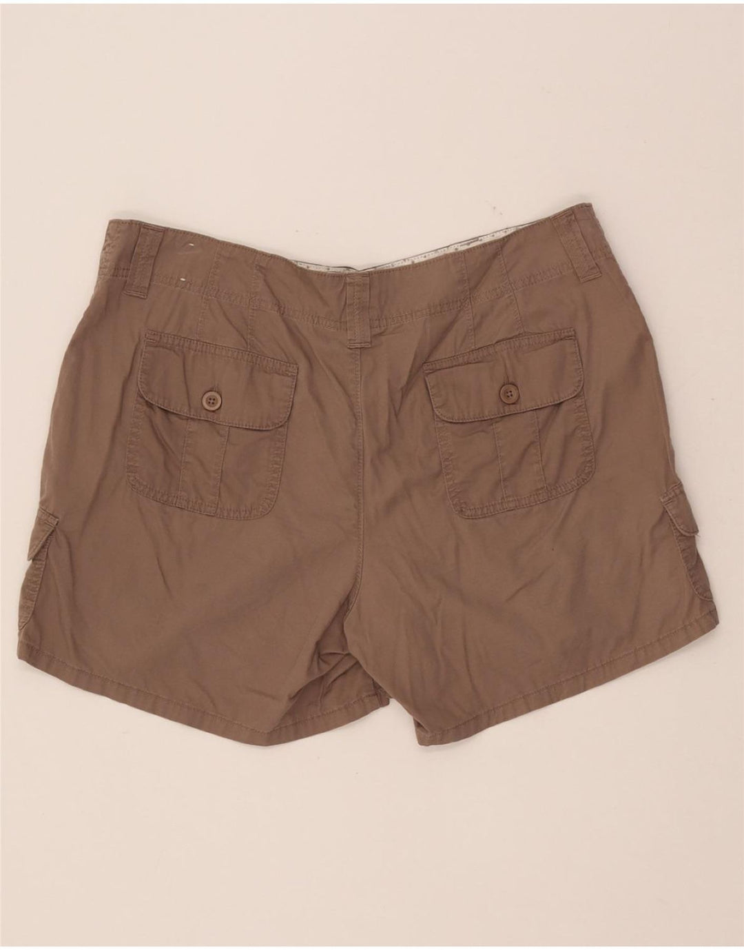 LEE Cargo Shorts til kvinder US 16 2XL W37 Brun Bomuld