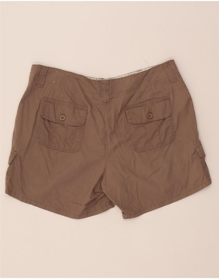 LEE Cargo Shorts til kvinder US 16 2XL W37 Brun Bomuld
