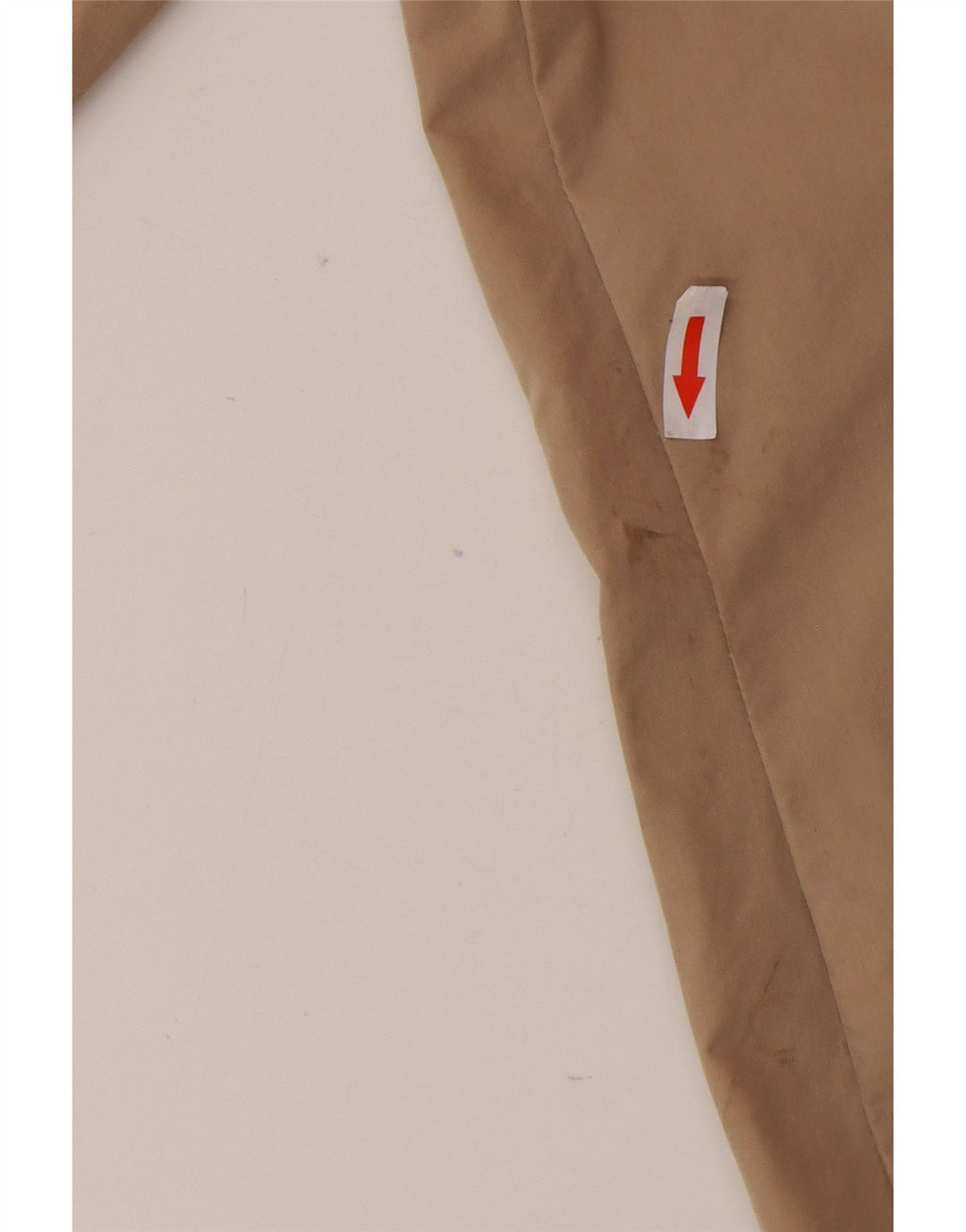 Fat Face Dame Hooded Utility Jacket UK 14 Stor Beige Bomuld