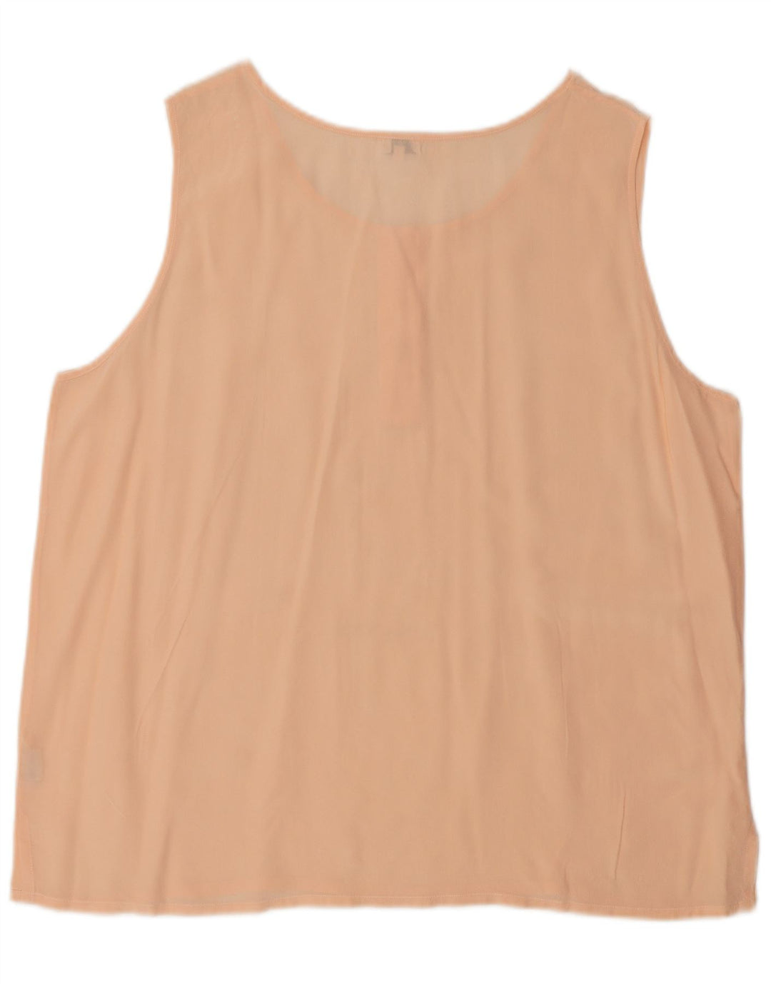 milano Dame ærmeløs bluse Top IT 46 Large Pink Silk