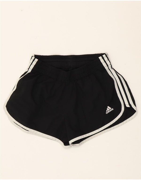 Adidas sportsshorts til kvinder UK 4 XS sort polyester