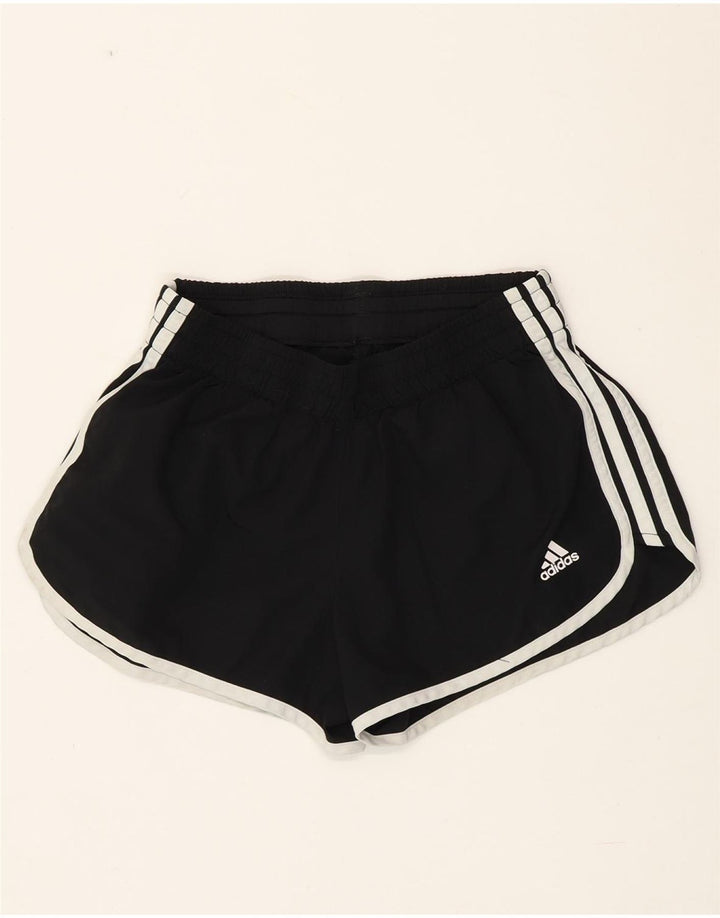 Adidas sportsshorts til kvinder UK 4 XS sort polyester
