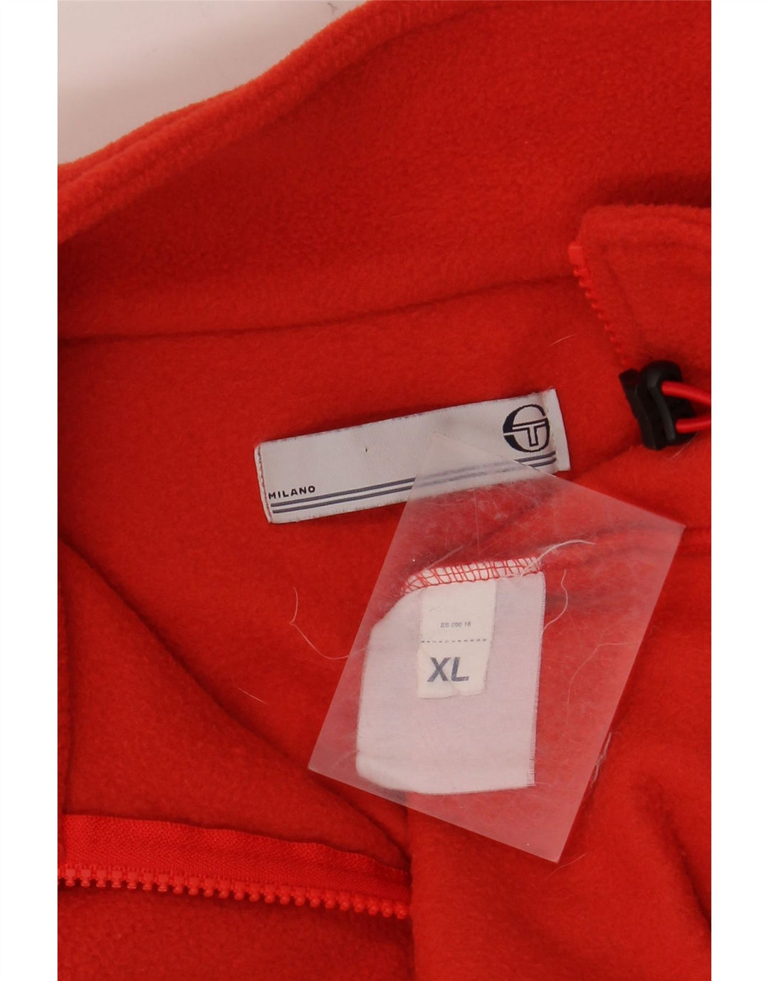 SERGIO TACCHINI Herre Milano Fleece Jumper med lynlås XL Rød