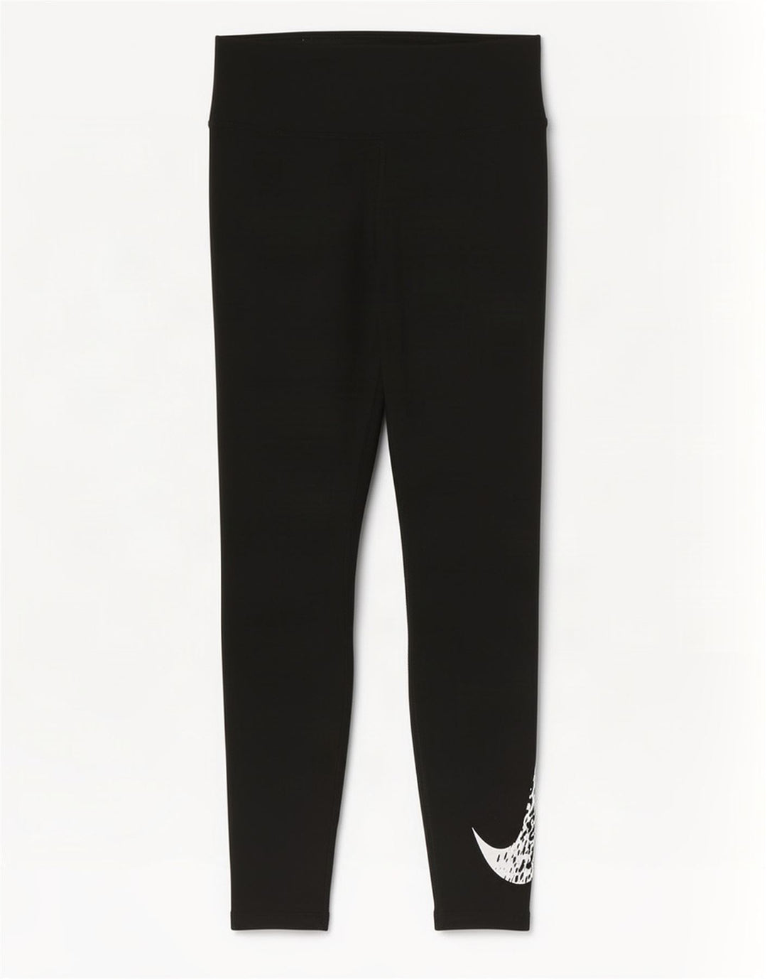 Nike Dame Dri Fit Grafiske Leggings UK 8 Small Black Polyester