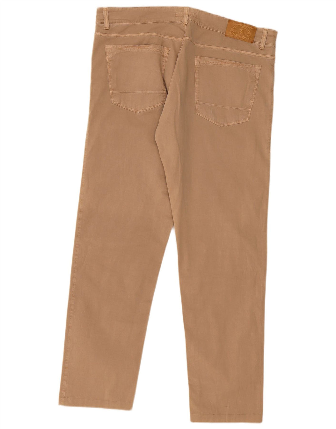 TRUSSARDI Straight Casual Bukser til mænd W35 L30 Beige Bomuld