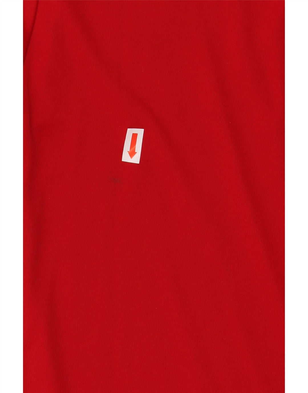 ADIDAS Herre Climalite T-Shirt Top XL Rød Colourblock Polyester