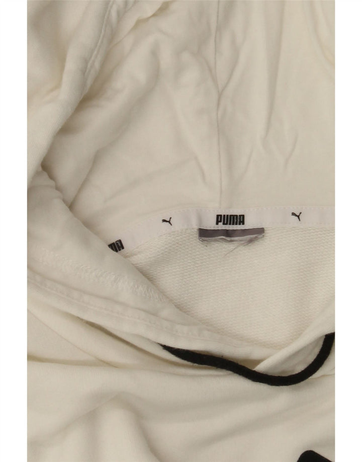 Puma Herre grafisk hættetrøje Jumper Medium White