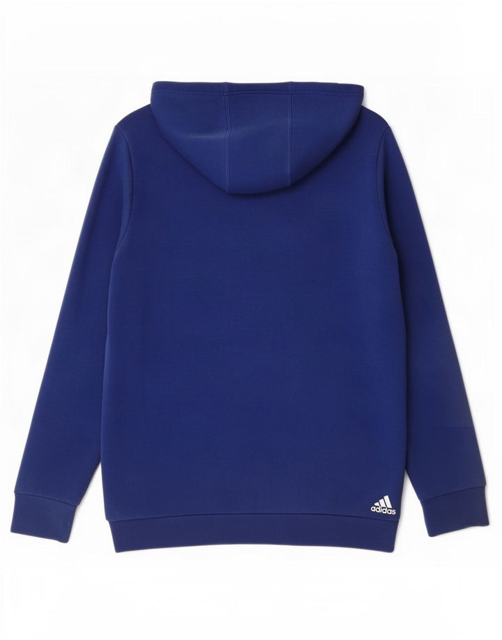 Adidas grafisk hættetrøje til mænd mellemblå