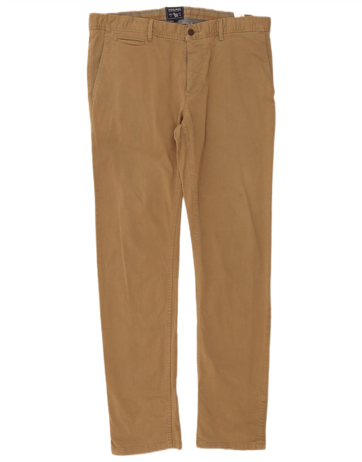 Woolrich Herre Slim Chino Bukser W36 L32 Brun Bomuld