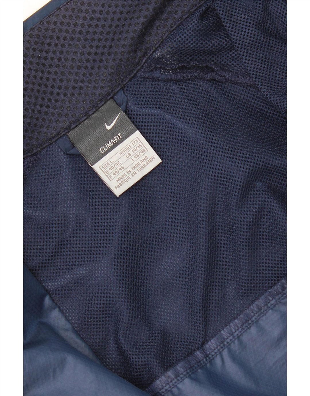 Nike træningsdragt topjakke til kvinder UK 14/16 Large Navy Blue