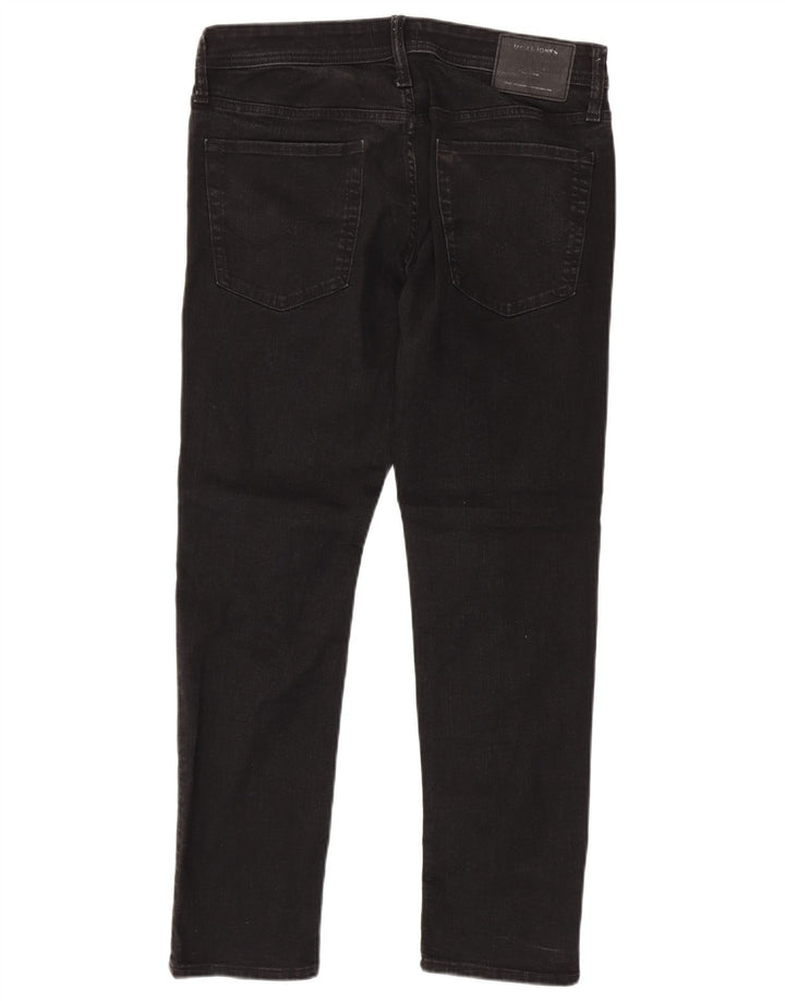 Jack & Jones Herre Slim Jeans W32 L30 Sort Bomuld