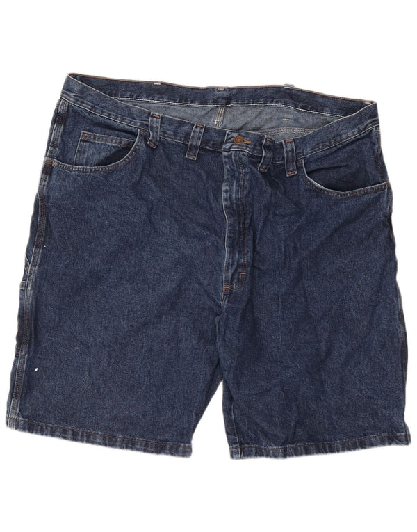Wrangler Herre Cargo Denim Shorts W46 3XL Blå Bomuld