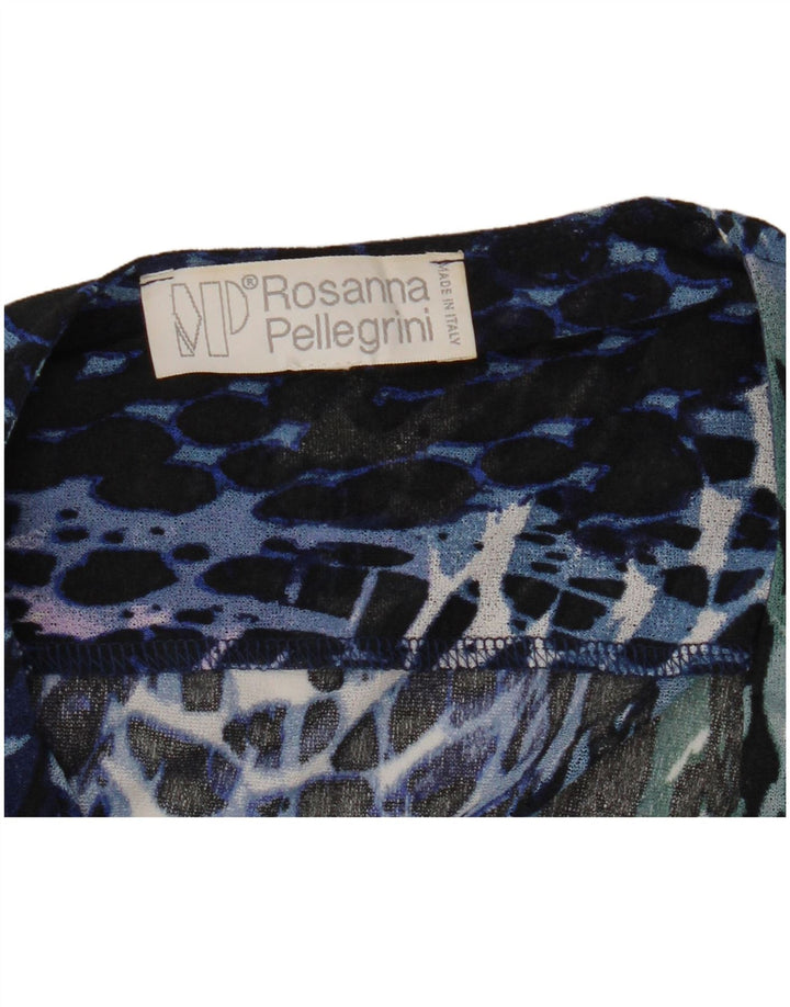 ROSANNA PELLEGRINI Dameskjortebluse UK 14 Medium Flerfarvet
