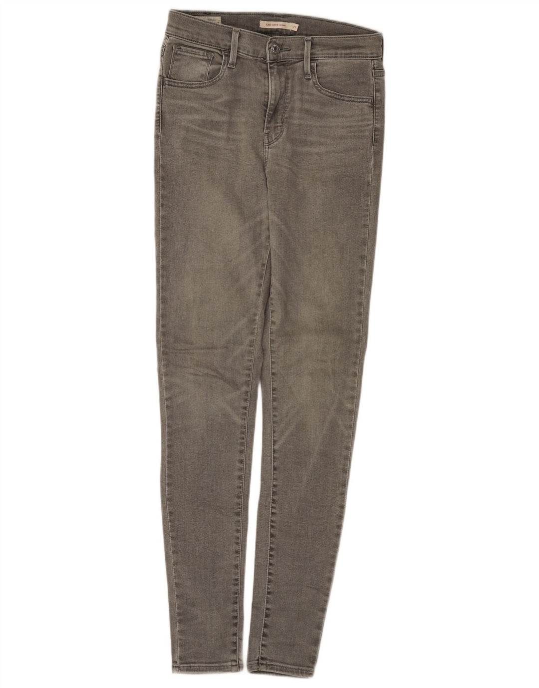 Levi's Dame 720 Super Skinny Jeans W27 L32 Grå Bomuld