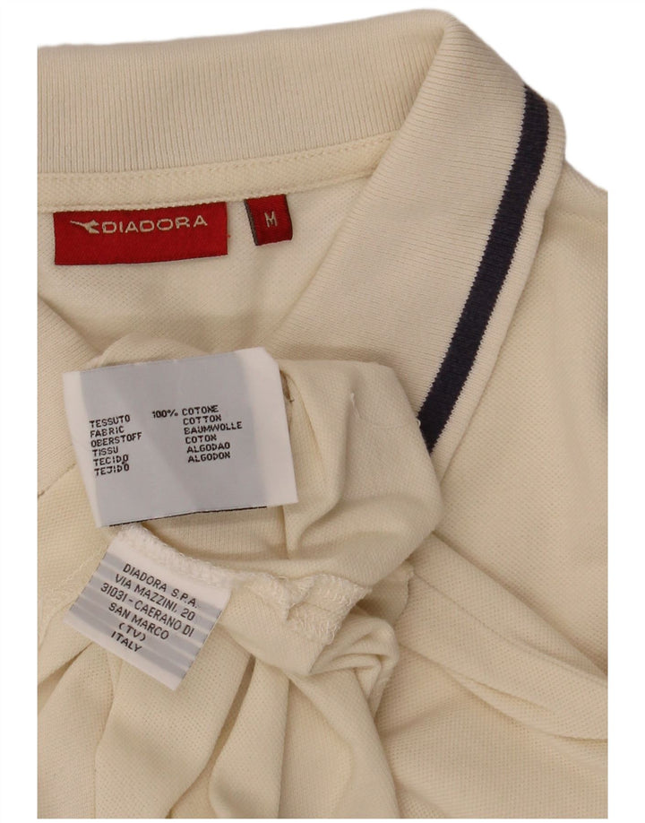 Diadora kortærmet herreskjorte Medium hvid bomuld