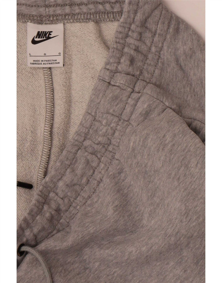 Nike træningsdragt bukser til mænd, joggers, store, grå flækkede