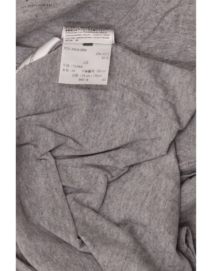 Levi's Herre grafisk T-shirt Top Stor grå stribet bomuld
