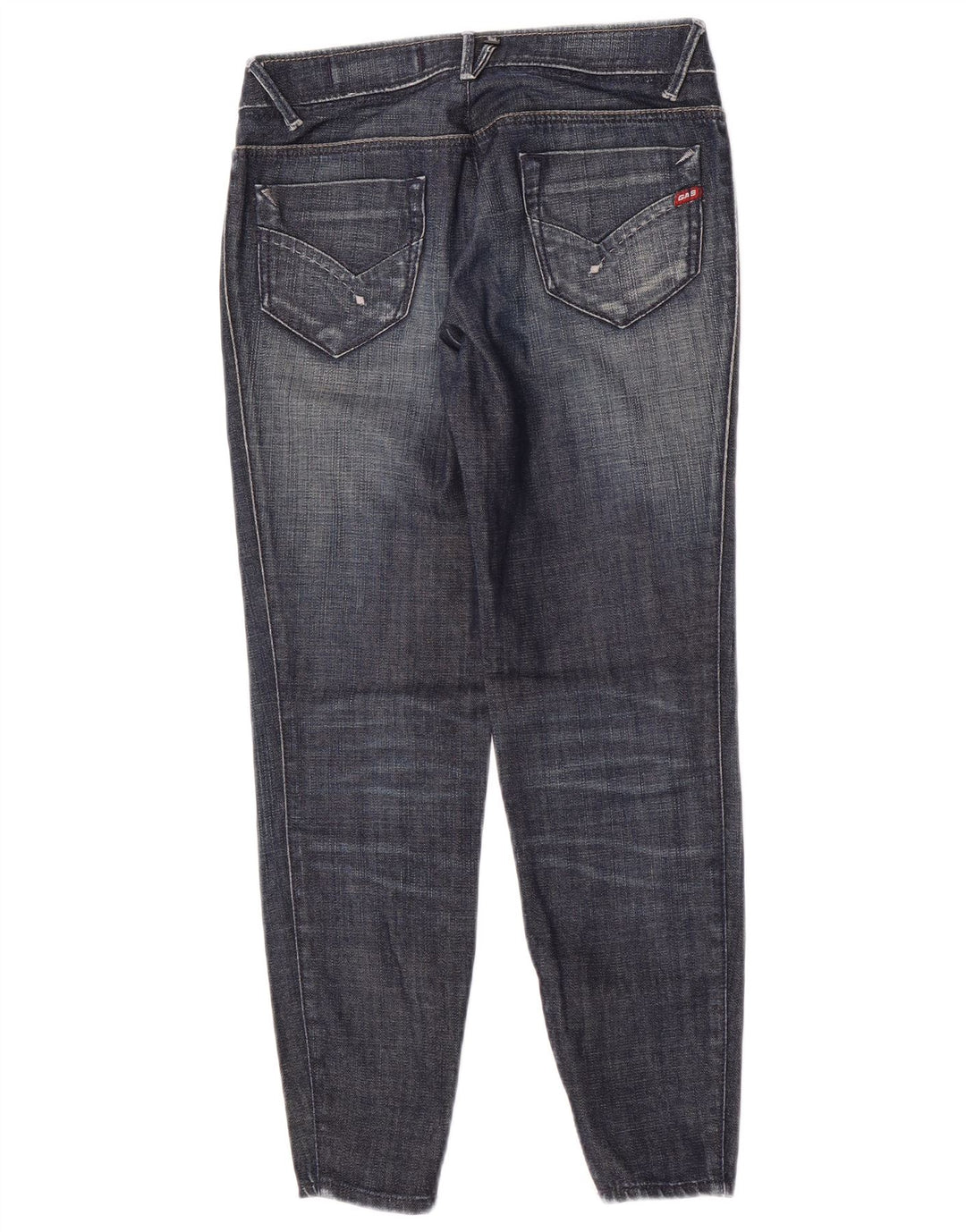 Gas Dame Slim Jeans W27 L26 Blå Bomuld